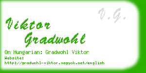 viktor gradwohl business card